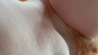 EXERCISE YOGA WITH ME! ASMR Curvy Big Tits Pale Ginger Redhead Hairy Pussy