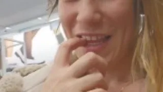 Masturbating and ACCIDENTAL Squirt in Target Changing Room!