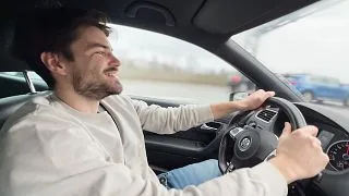 almost crashed the car when I jerked him off and tortured him after his orgasm