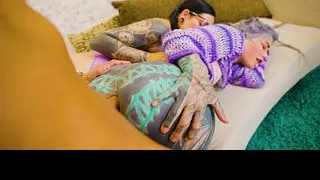 Tattooed Threesome – ATM, Ass to Ass
