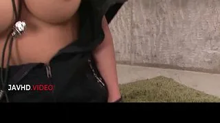 Haruka Sanada Pleasures a Group with Her Sensual Asian Blowjob