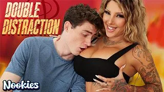Nookies- Stepmom Kitana Montana Rips Condom Off Stepson Before Riding His Big Dick