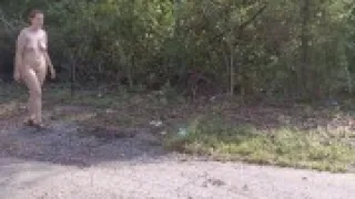 Getting naked on the side of the road