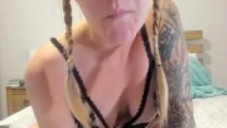 Blonde Teasing Sheer Lingerie
