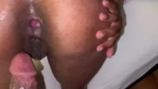 100% anal no pussy just my asshole getting fuck hard by a Jamaican long dick trap in hotel