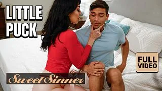 SWEET SINNER - Naughty MILF Puts Her Huge Tits To Work On Her Stepdaughter's Lucky Man