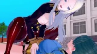 LESBIAN LYNL X EDELGARD (3D HENTAI)