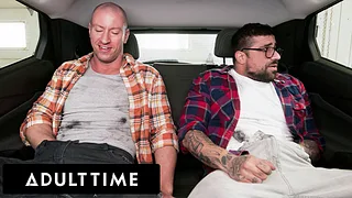 ADULT TIME - Buddies Alex & Cam Crawford Fix Car Then Jerk Off In The Backseat Before Road Trip
