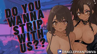 [F4M] Having A Threesome With Your Goth & Nerdy Best friends || ASMR AUDIO ROLEPLAY