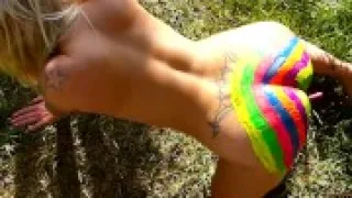 Big Booty Hottie Shaking Her Target Ass!